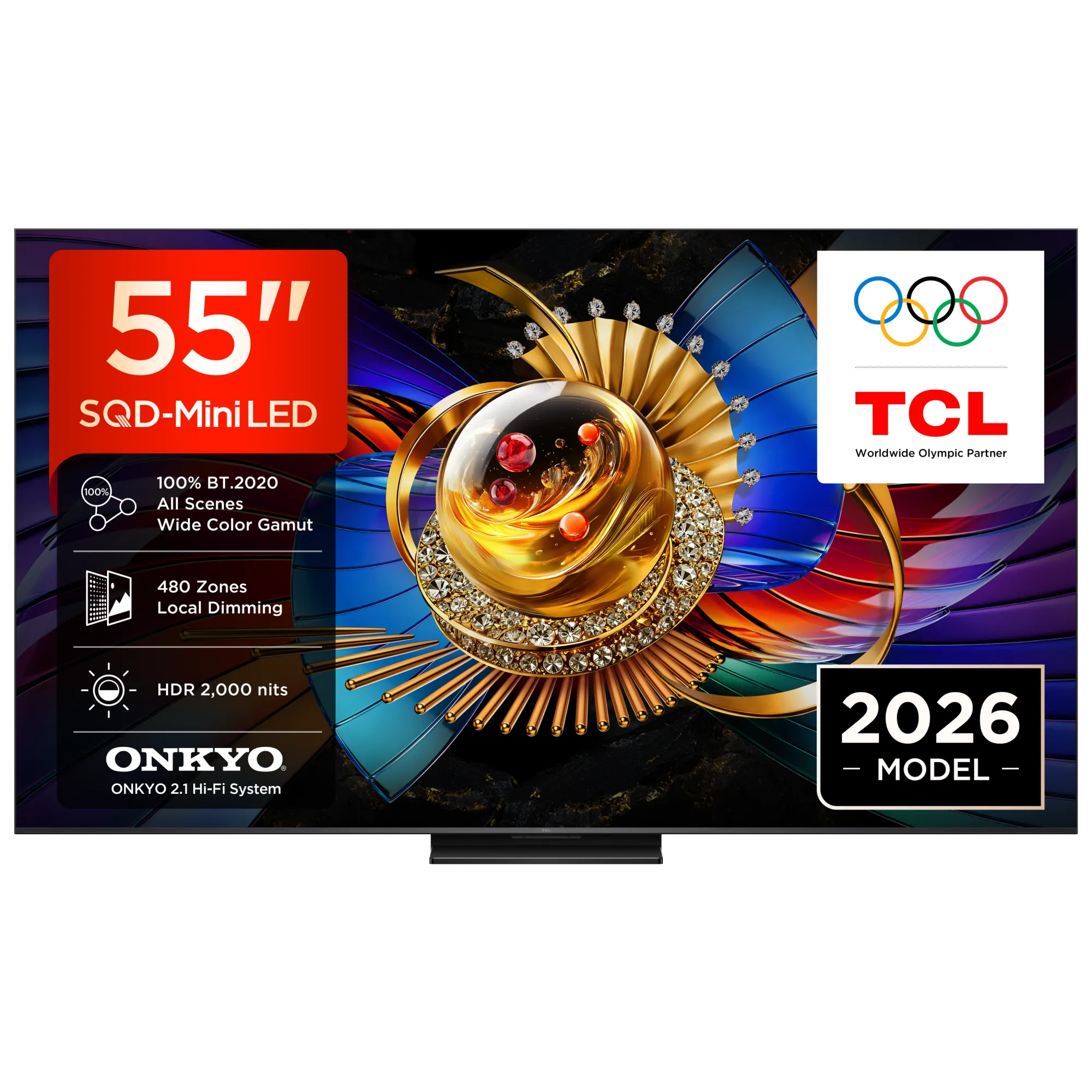 TIQページ TCL 55Q7D PRO SQD-Mini LED TV (2026) | Globalsat e-Shop